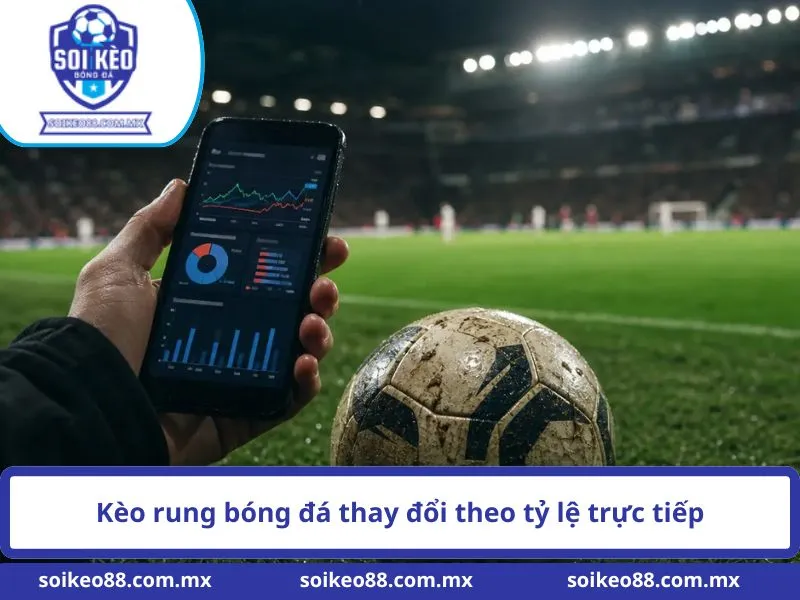 Kèo rung bóng đá thay đổi theo tỷ lệ trực tiếp