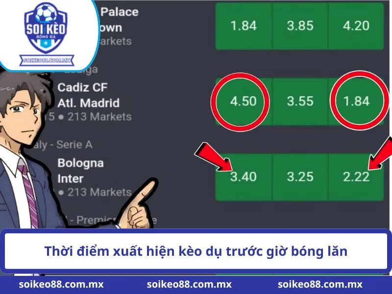 Kèo Dụ Trong Bóng Đá Là Gì? Cách Nhận Biết Tỷ Lệ Bất Thường 3 Thời điểm xuất hiện kèo dụ trước giờ bóng lăn