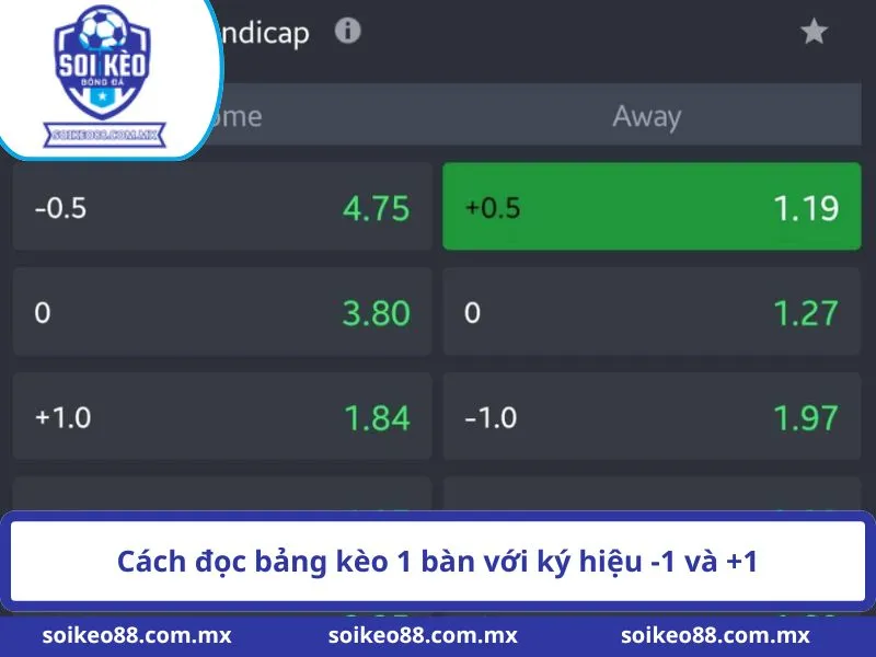 Kèo 1 Trong Bóng Đá: Cách Đọc Và Tính Kết Quả 3 Cách đọc bảng kèo 1 bàn với ký hiệu -1 và +1